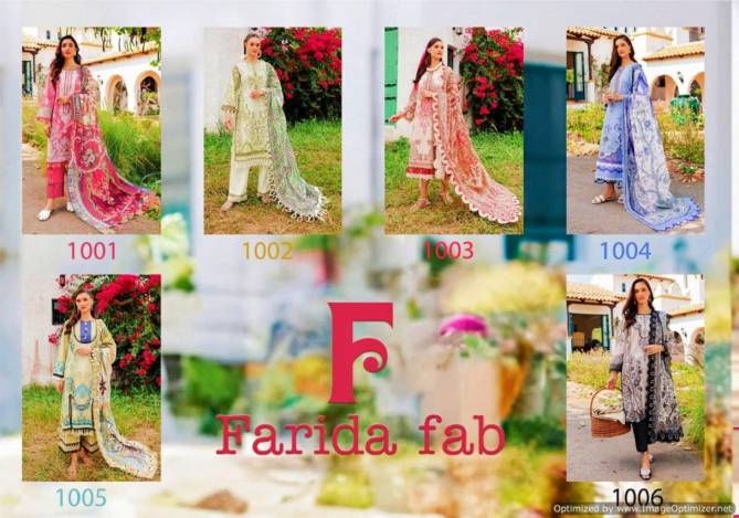 Farida Fab Vol 1 By Arihant Printed Cotton Pakistani Dress Material Wholesale Market In Surat

